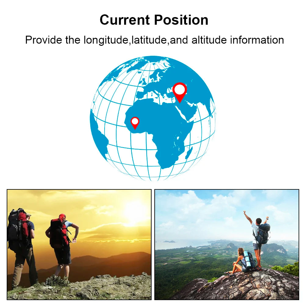Mini Handheld GPS Navigator with Compass & Altimeter