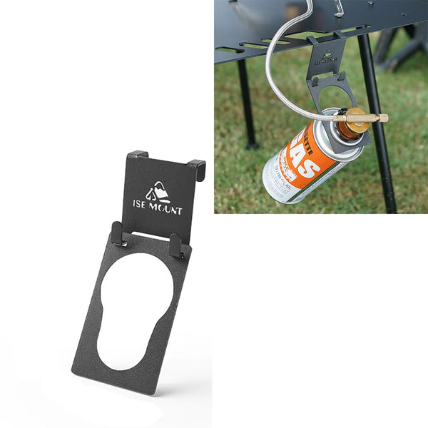 Camping Canister Hanger Clip – Metal Gas Canister Hook for Butane Tanks