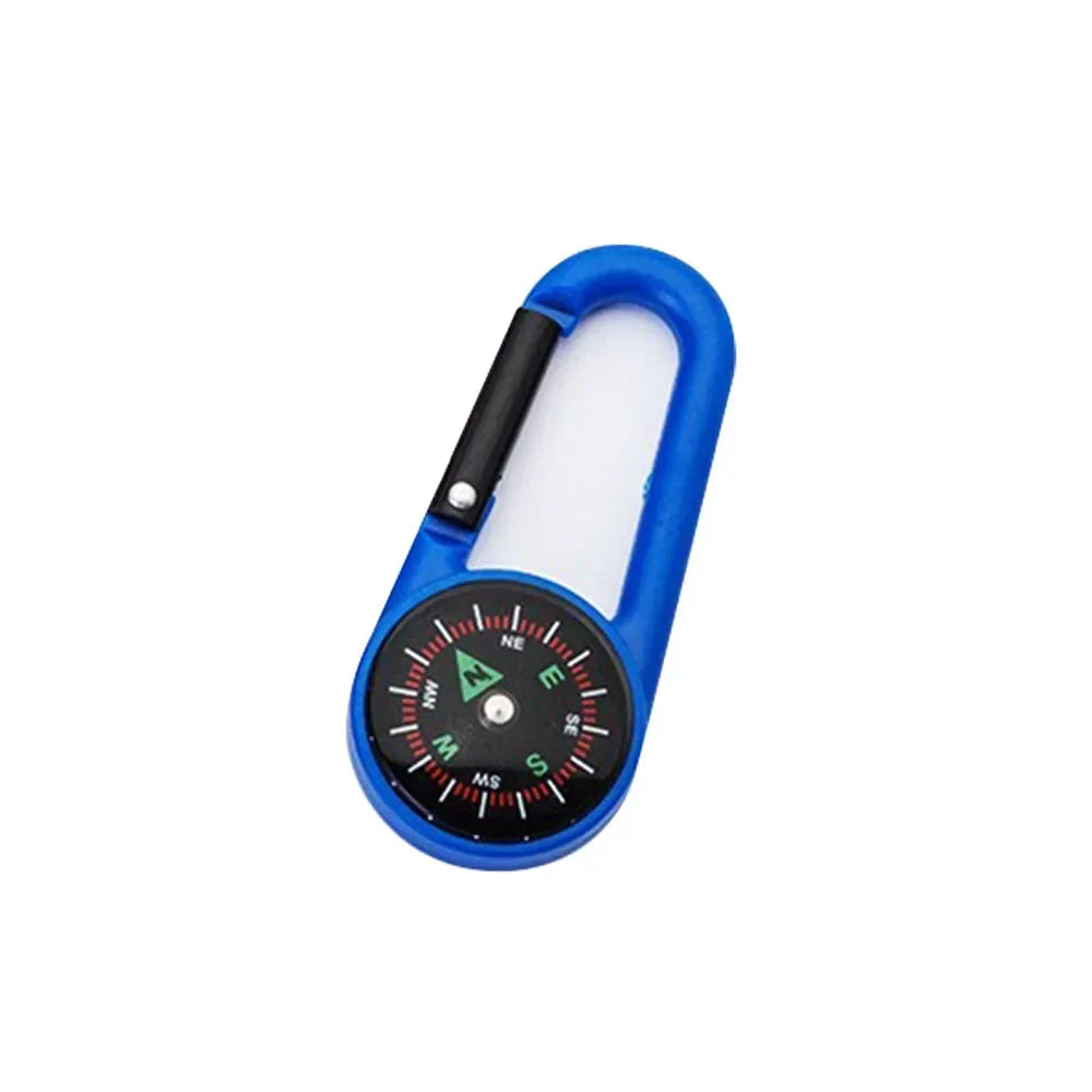 Mini Compass Carabiner Keychain