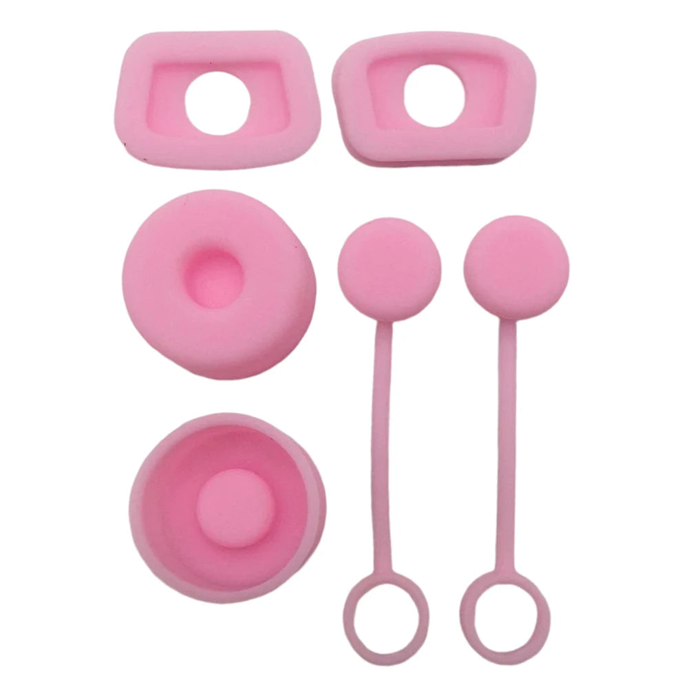 6PC Silicone Spill-Proof Straw Stopper Set for Stanley Cups