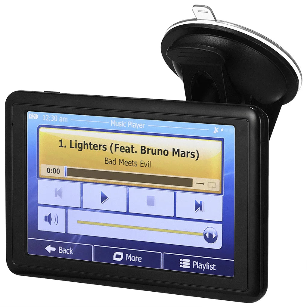 5-inch HD Car GPS Navigator – Europe Maps with USB Charger & FM Transmitter