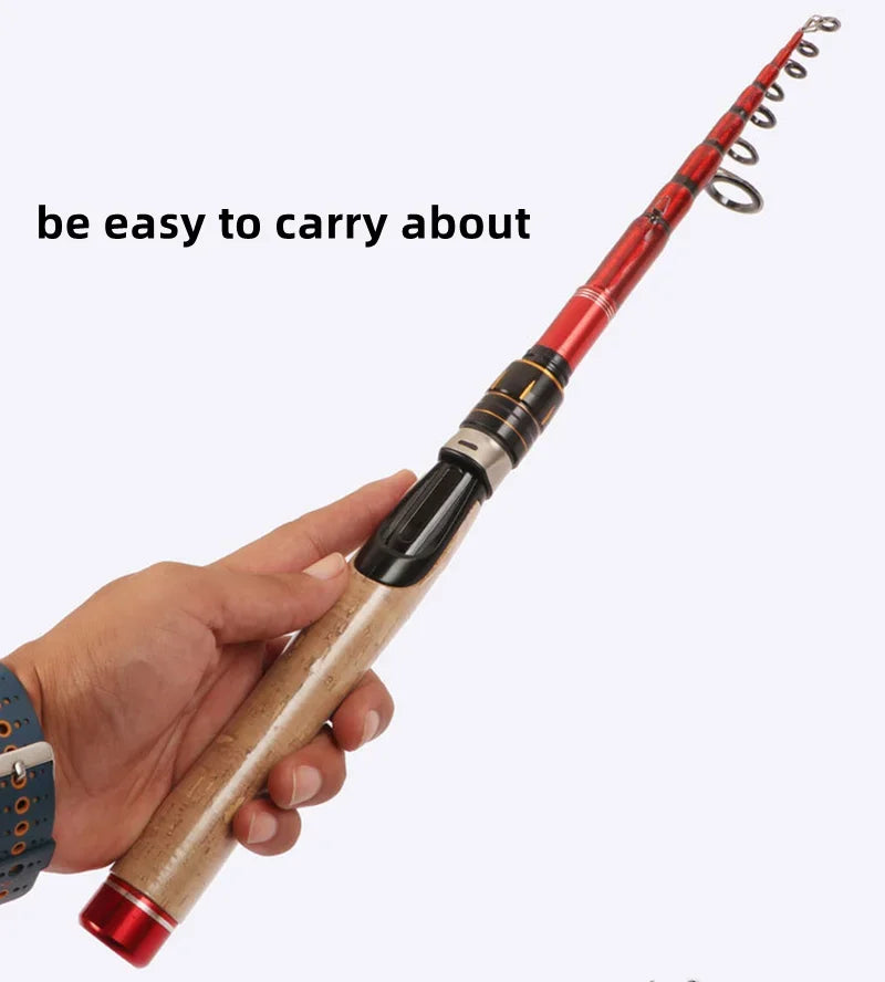 Carbon Fiber Telescopic Fishing Rod 1.6m–2.7m