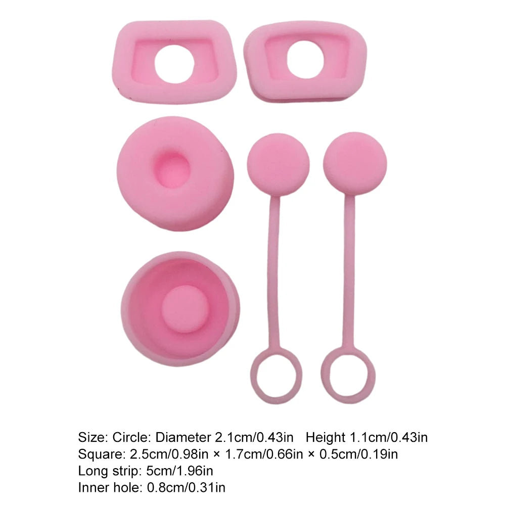 6PC Silicone Spill-Proof Straw Stopper Set for Stanley Cups