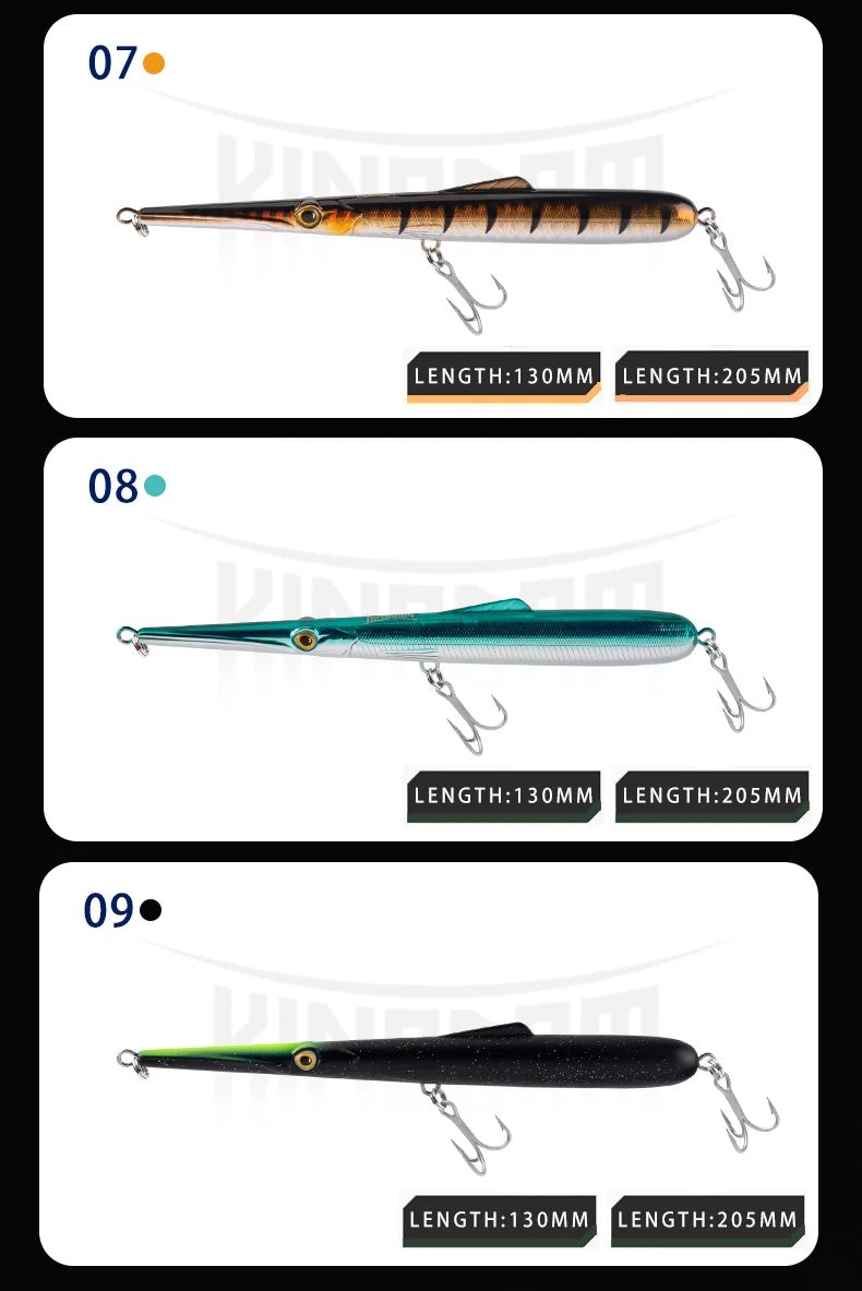 ingdom Fishing Lure – Sinking & Floating Pencil Hard Bait