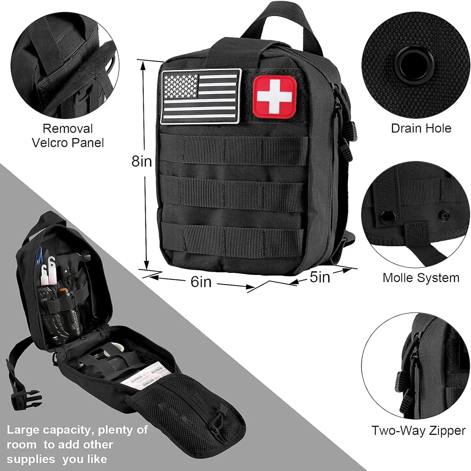 Car & Outdoor Survival First Aid Kit