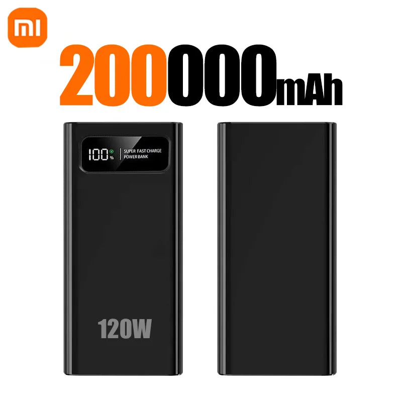 Xiaomi 200000mAh 120W LED Display Power Bank