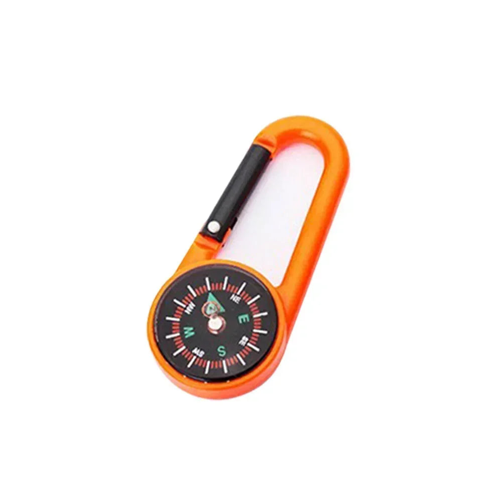 Mini Compass Carabiner Keychain
