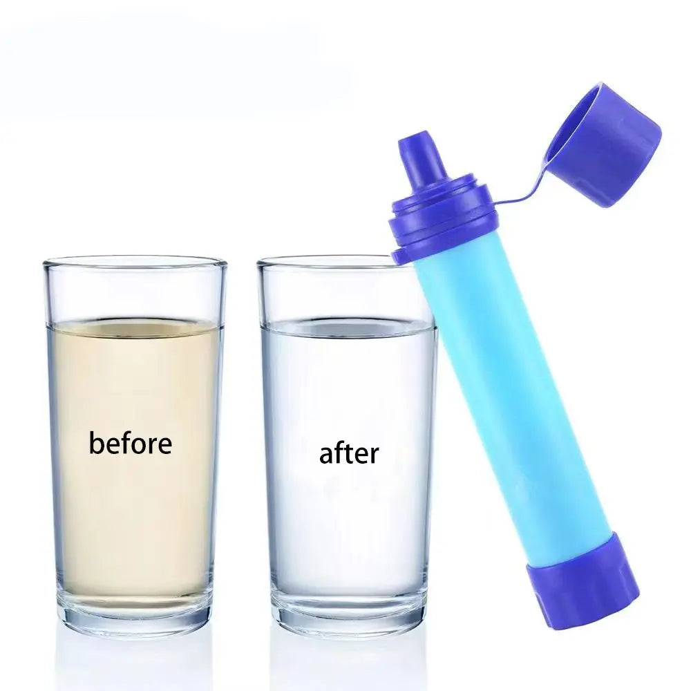 1500L Personal Water Filter Straw – Emergency Survival Outdoor Purifier