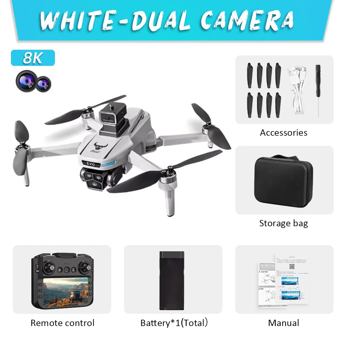 SG901 MAX GPS Drone – 8K Camera, Obstacle Avoidance