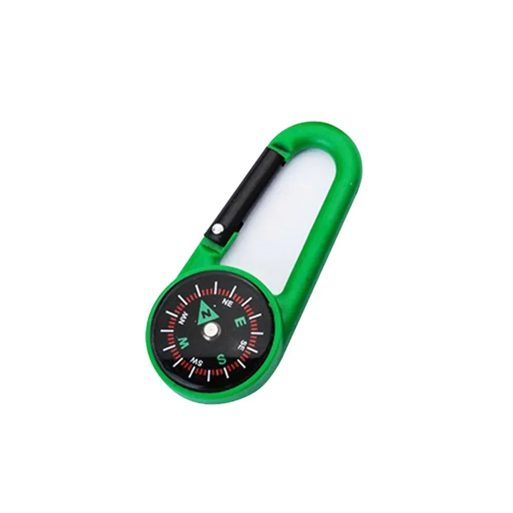 Mini Compass Carabiner Keychain