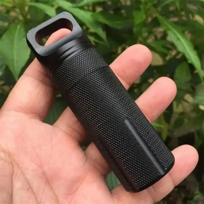 Aluminum EDC Waterproof Survival Capsule