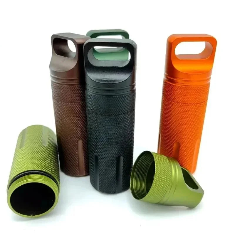Aluminum EDC Waterproof Survival Capsule