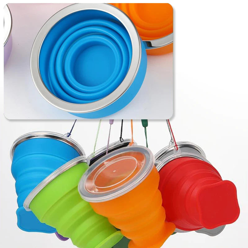 300ml Collapsible Silicone Camping Cup
