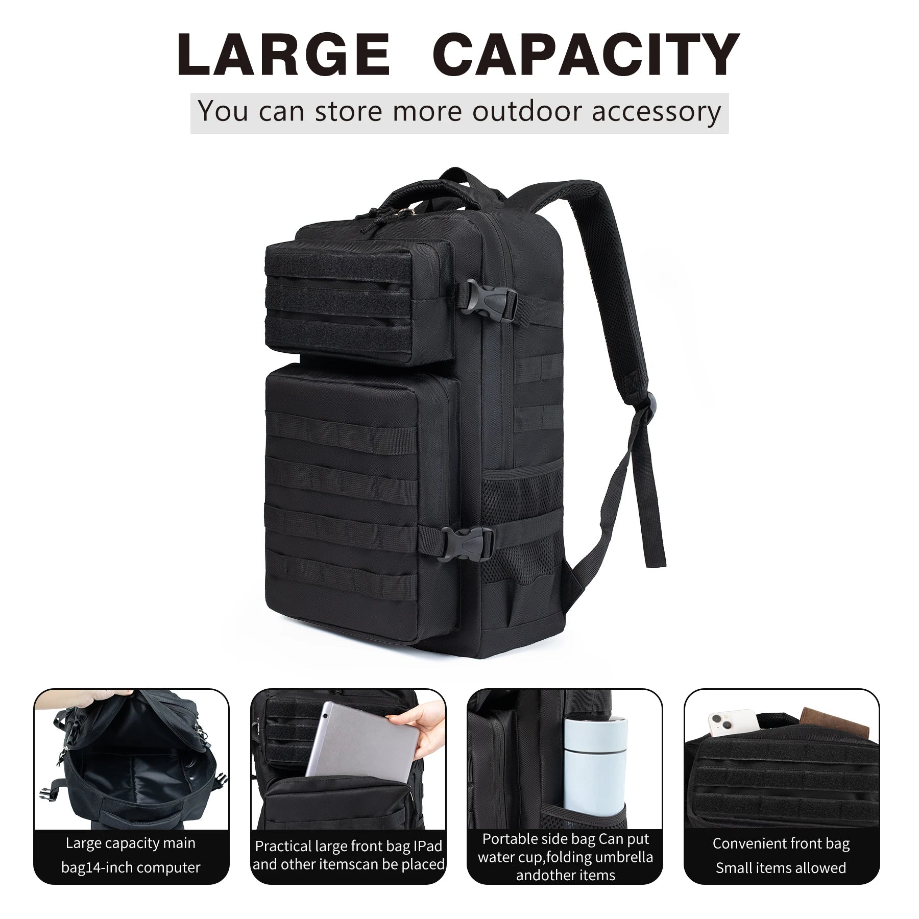 30L/45L Tactical Hiking Hunting Backpack
