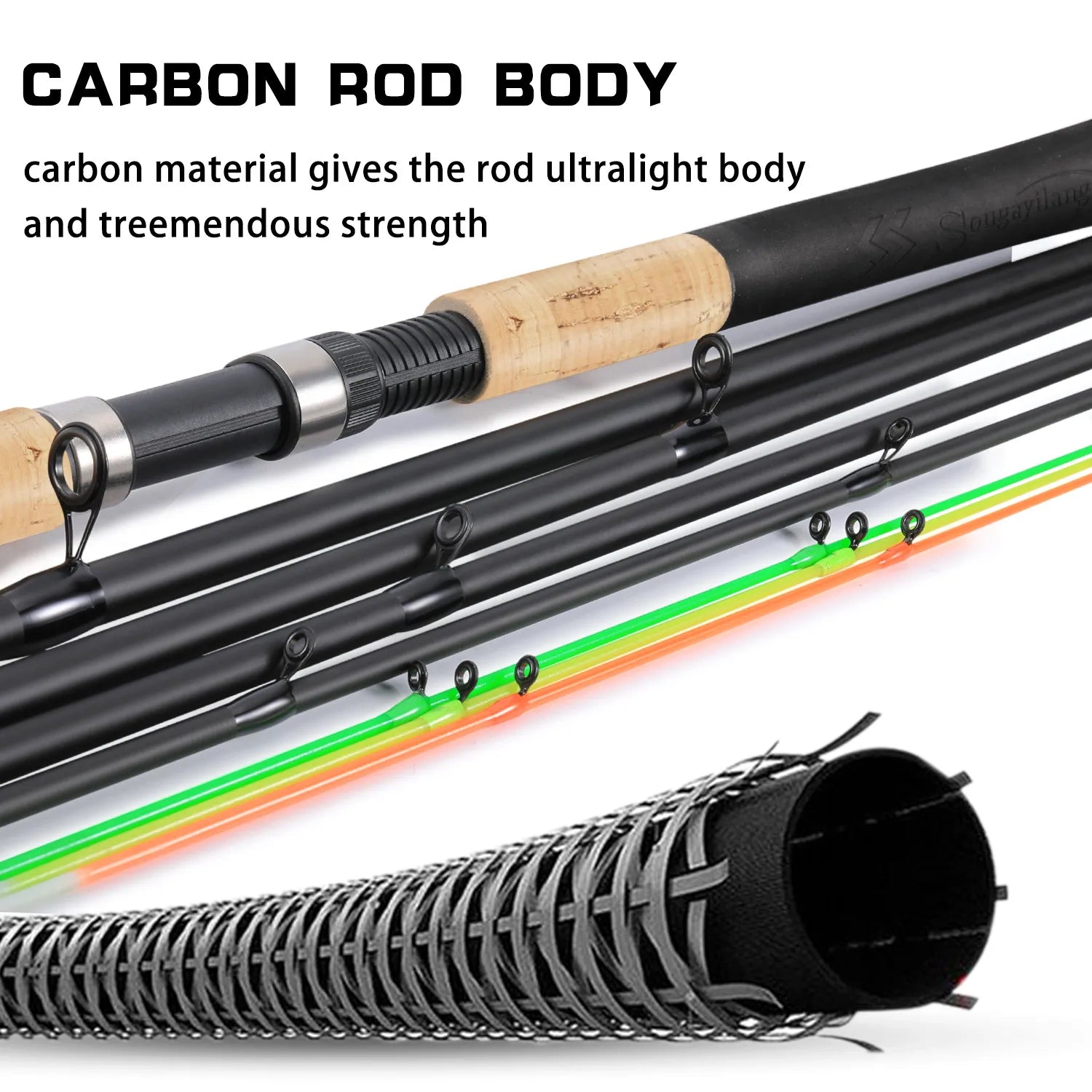 Sougayilang 3M Carbon Feeder Fishing Rod
