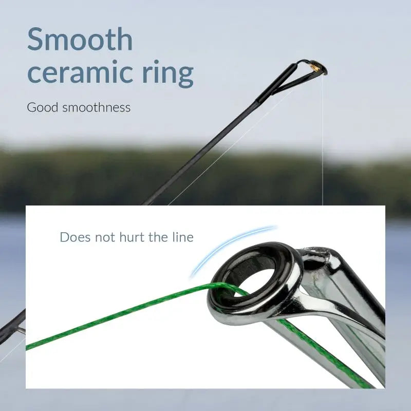 50pcs Fishing Rod Top Tip Repair Kit – Stainless Steel 1.2–3.2mm