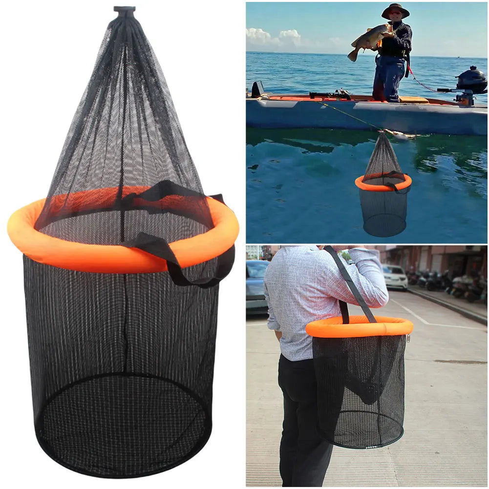 Floating Collapsible Fishing Bait Basket